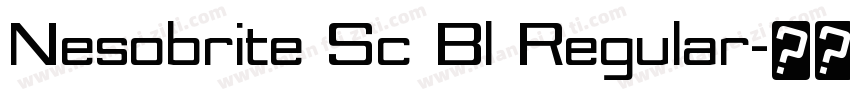 Nesobrite Sc Bl Regular字体转换